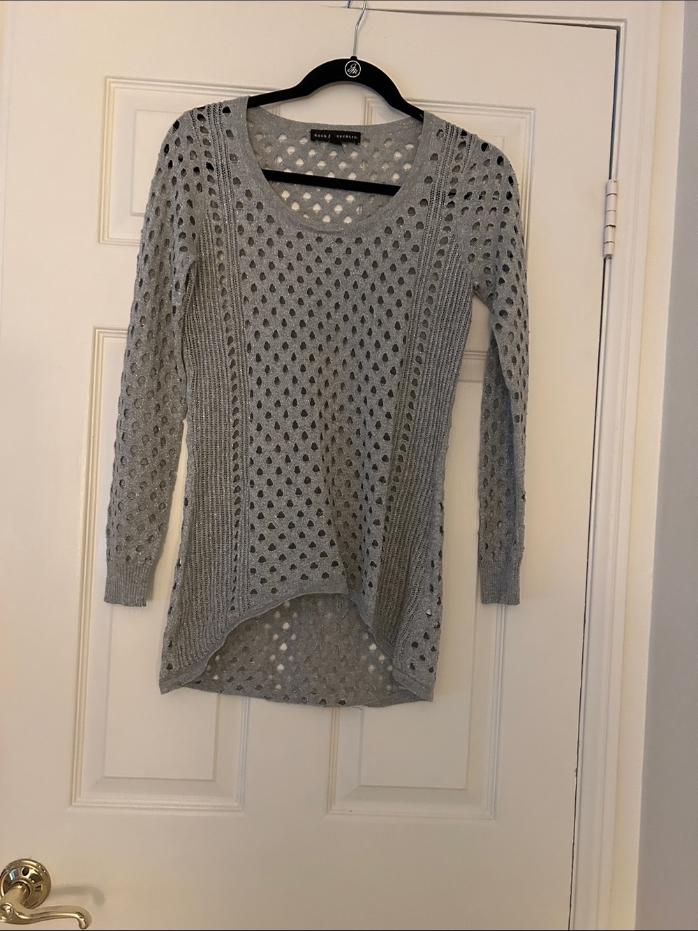 Silver light sweater